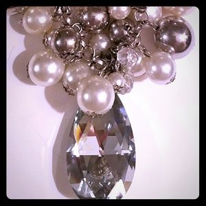 Pearl Cluster Necklace